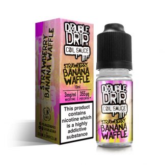 Strawberry and Banana Waffle E Liquid by Double Drip 3mg