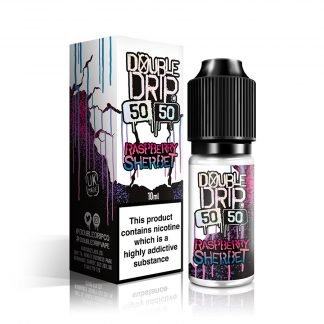 Double Drip - 50/50 - Raspberry Sherbert [06mg]
