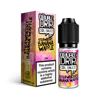 Double Drip - High VG - Strawberry Banana Waffle [03mg]